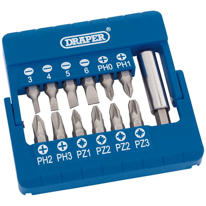 Draper Screwdriver and Magnetic Bit Holder Set (13 Piece) - MBH13