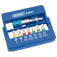 Draper Expert Coloured Screwdriver Bit Set (8 Piece) - CMBH8