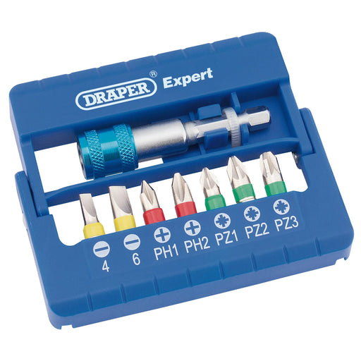 Draper Expert Coloured Screwdriver Bit Set (8 Piece) - CMBH8 - image 1