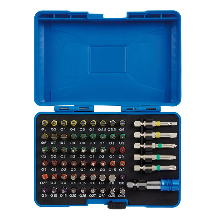 Draper Expert Coloured Screwdriver Bit Set (60 Piece) - CMBH60