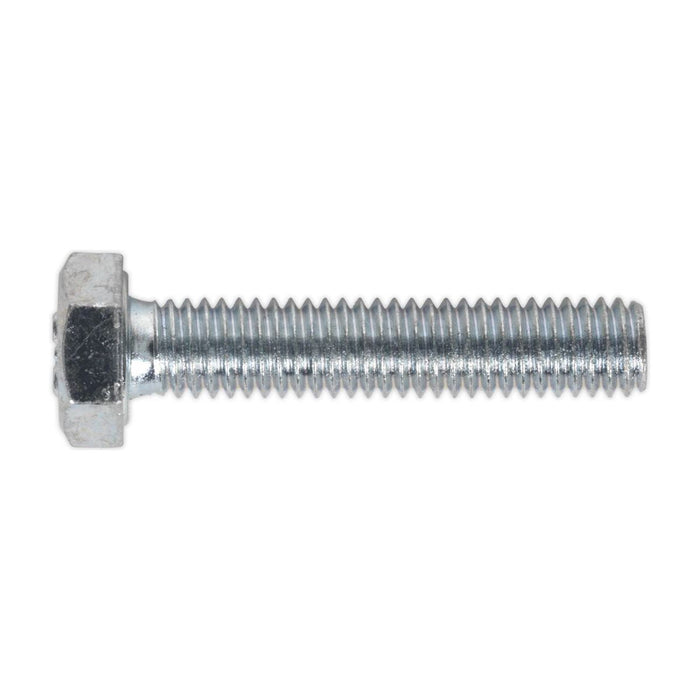 Sealey HT Setscrew M6 x 30mm 8.8 Zinc Pack of 50 SS630 Sealey - Town Tools 