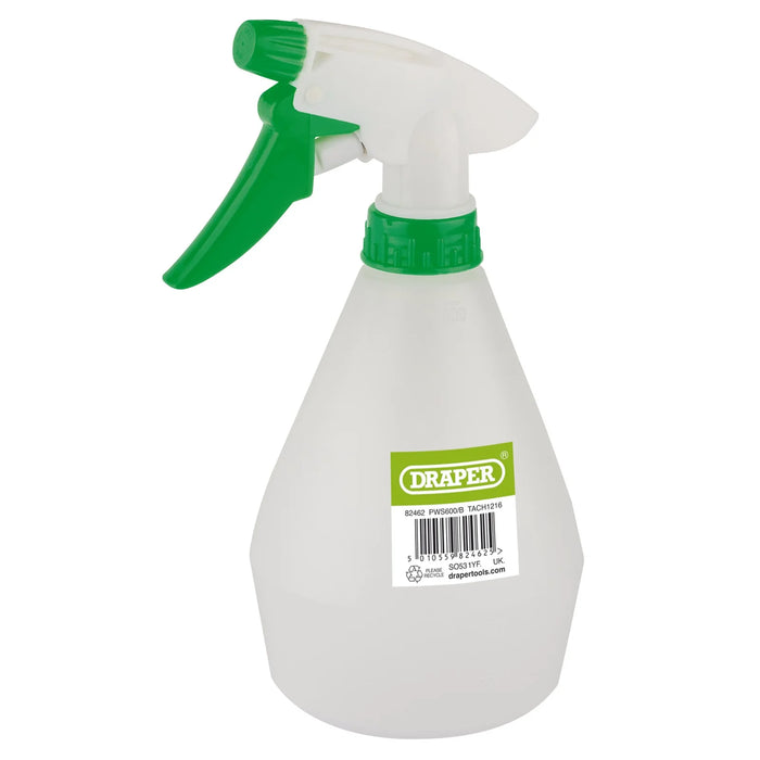 Draper Plastic Spray Bottle, 500ml - PWS600/B