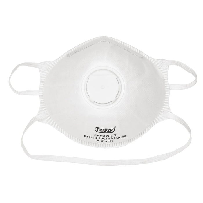 Draper FFP2 NR Moulded Masks (Pack of 10) - FM25/10/B