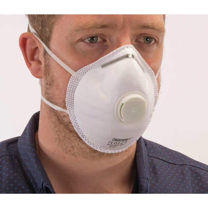 Draper FFP2 NR Moulded Masks (Pack of 10) - FM25/10/B