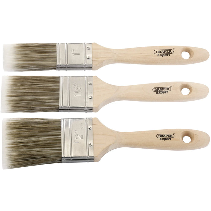Draper 'EXPERT' PAINT BRUSH 3 Piece SET - PB/BIR/100S/SET