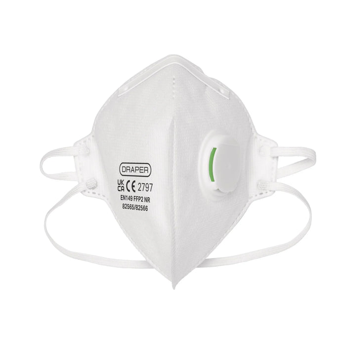 Draper FFP2 NR Vertical Dust Mask (Pack of 2) - FM-FFP2-FF