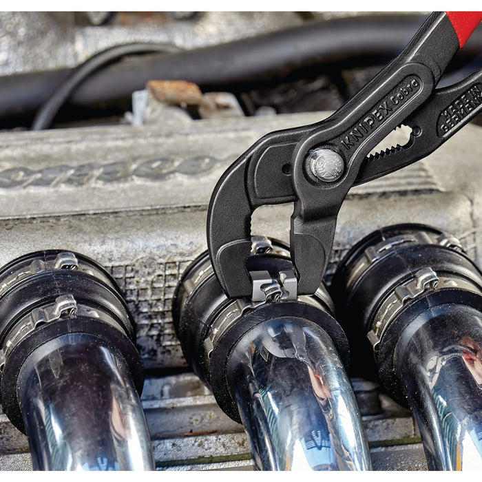 KNIPEX 85 51 250 C SB Hose Clamp Pliers for Click clamps with non-slip plastic