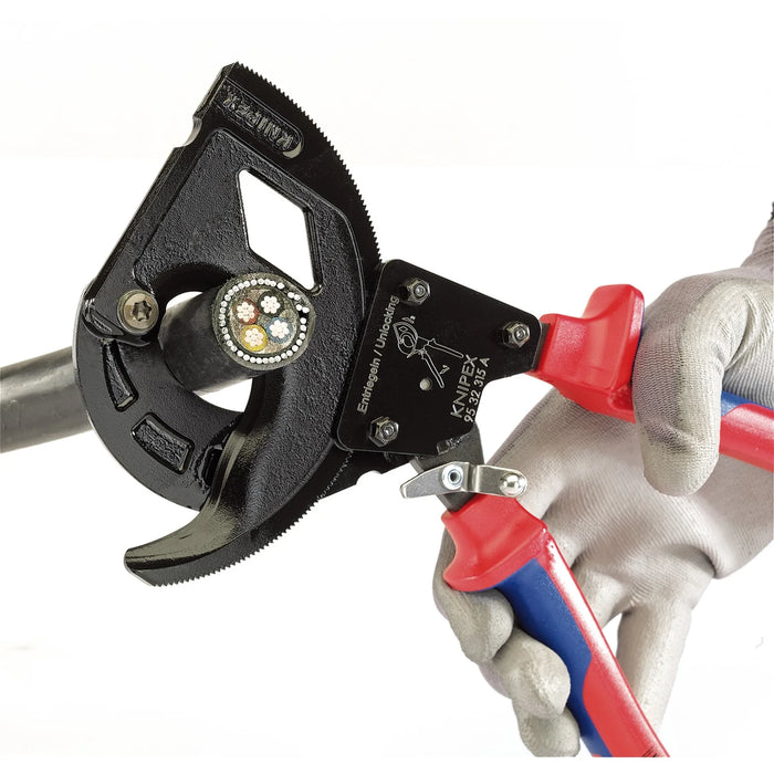 KNIPEX 95 32 315A Cable Cutter, Ratchet Action for SWA Cable, 315mm