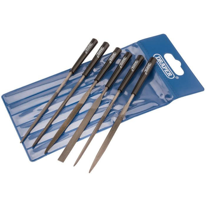 Draper Needle File Set, 140mm (6 Piece) - 4883/6D