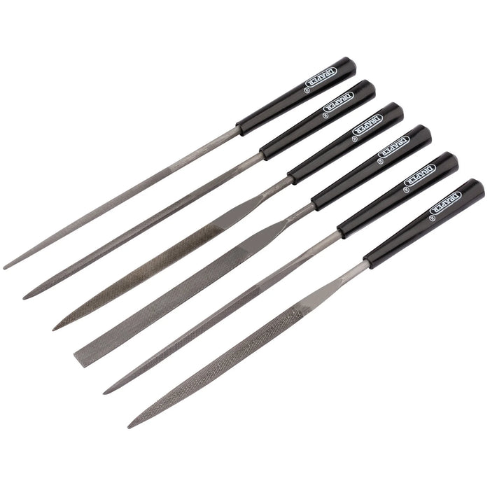 Draper Needle File Set, 140mm (6 Piece) - 4883/6D