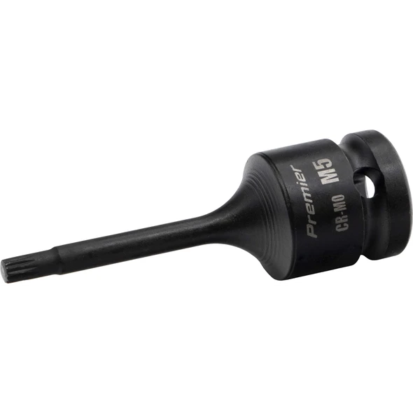Sealey 1/2"Dr Impact Spline Socket Bit M5