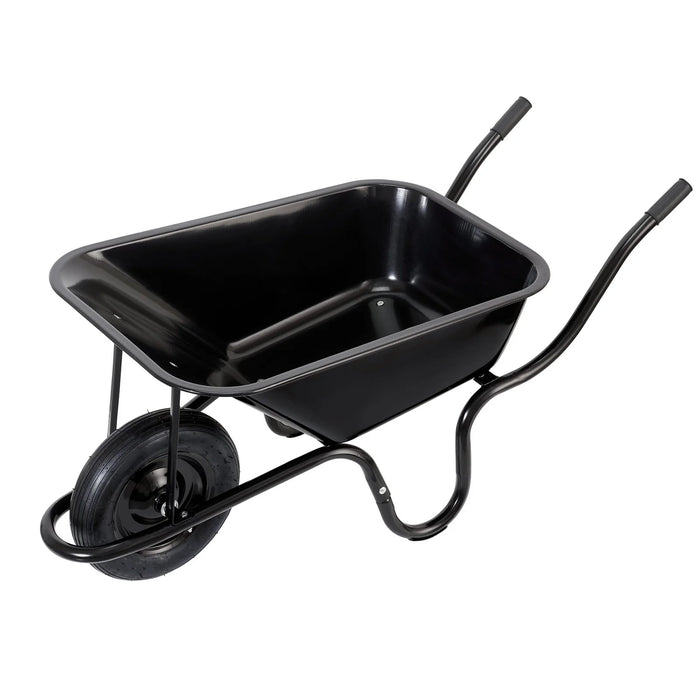 Draper Metal Tray Contractors Wheelbarrow, 85L - BWB
