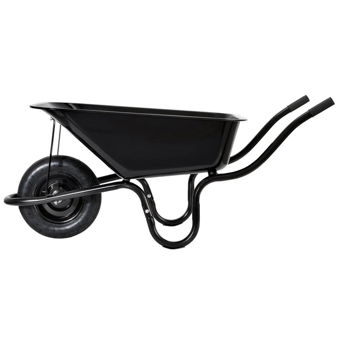 Draper Metal Tray Contractors Wheelbarrow, 85L - BWB