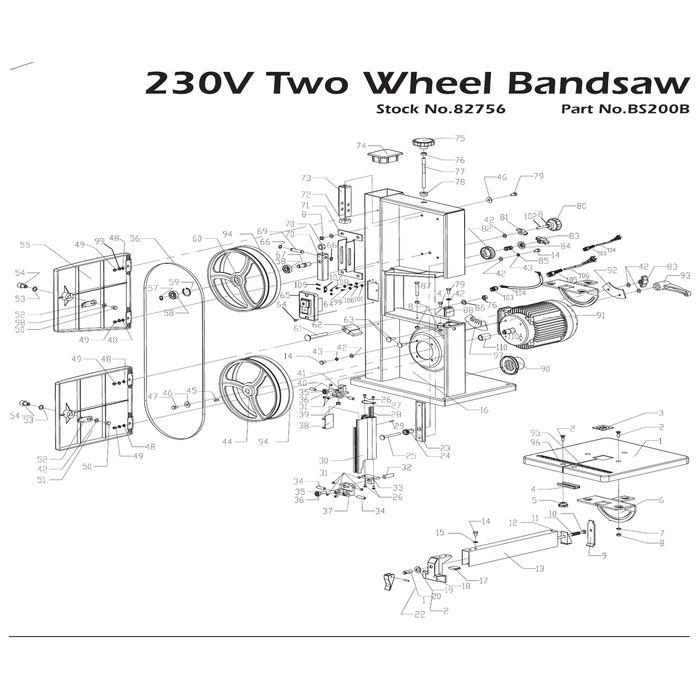 Draper Fixed Slide Block YBS200B-23