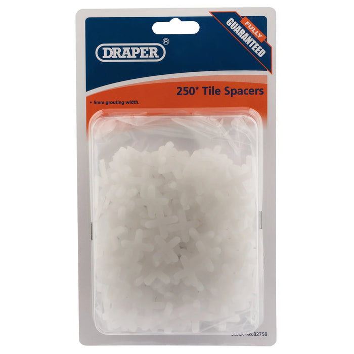 Draper Tile Spacers, (Approx 250) 2-6mm