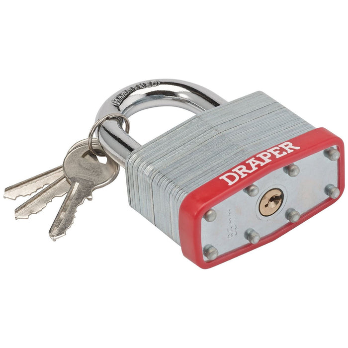 Draper Laminated Steel Padlock, 65mm 68807 Draper - Town Tools 