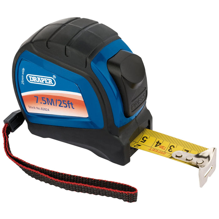 Draper Measuring Tape, 7.5m/25ft - DMTPRN