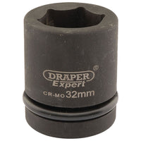 Draper Expert HI-TORQ 6 Point Impact Socket, 1" Sq. Dr., 32mm 05112