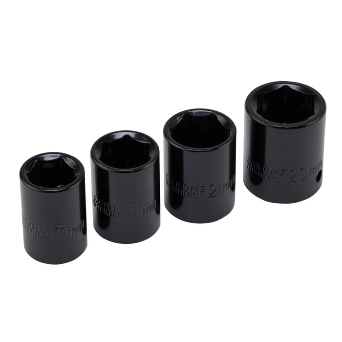 Draper 230V Impact Wrench Kit, 1/2" Sq.Dr., 480Nm, 4 x Impact Sockets - IW1000D