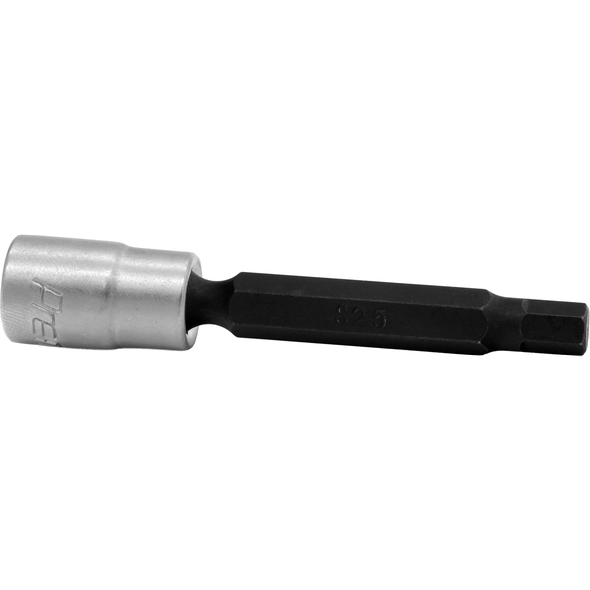 Sealey 1/4"Dr Hex Socket Bit H5 x 62mm
