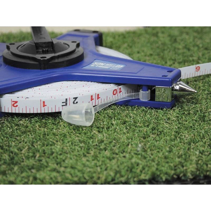 Faithfull Fast Rewind Open Long Tape 50m/165ft (Width 13mm) Faithfull - Town Tools