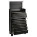 Draper BUNKER 9 Drawer Combined Roller Cabinet and Tool Chest, 36", Black