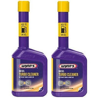 2x Wynns Diesel Turbo charger Vane EGR Cleaner Restores Valve Treatment 325ml