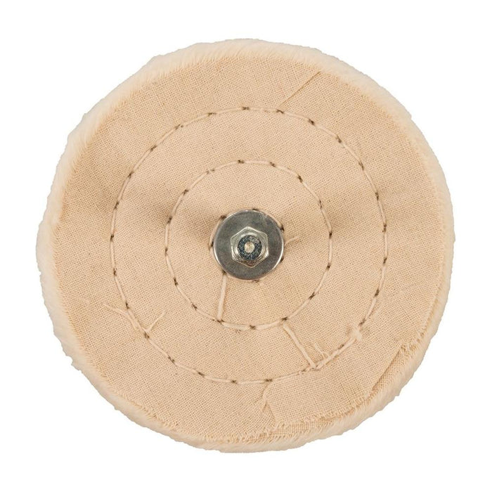 Silverline Loose Leaf Buffing Wheel 100 x 12mm Silverline - Town Tools 