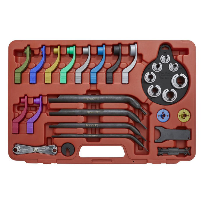 Sealey Fuel & Air Conditioning Disconnection Tool Kit 27pc VS0557 Sealey - Town Tools 