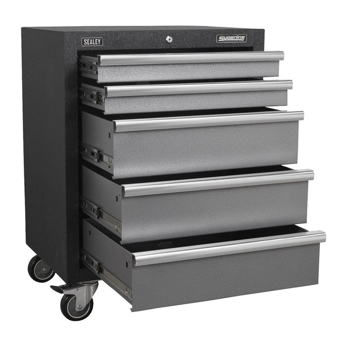 Sealey Modular 5 Drawer Mobile Cabinet 650mm APMS58 Sealey - Town Tools 