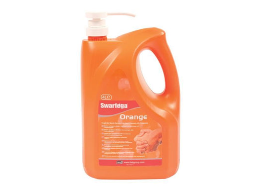 Swarfega Orange Hand Cleaner Pump Top Bottle 4 litre Swarfega� - Town Tools