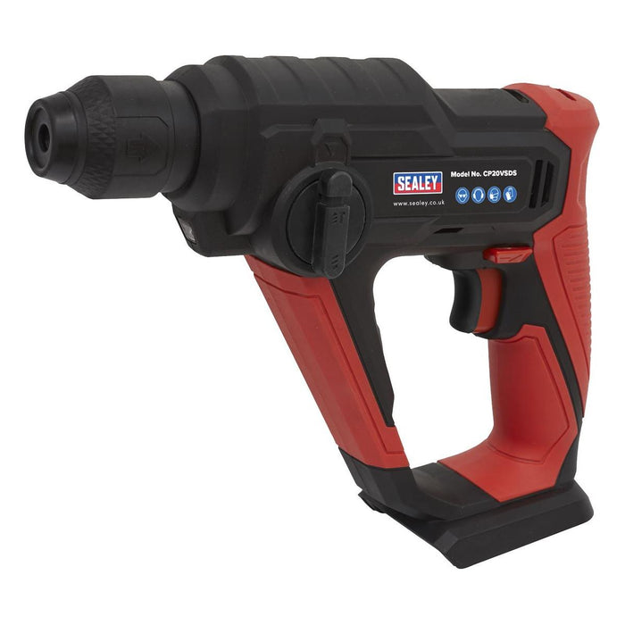 Sealey Rotary Hammer Drill 20V SV20 Series SDS Plus Body Only CP20VSDS Sealey - Town Tools 