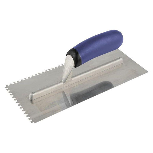 Vitrex Professional Stainless Steel Adhesive Trowel Square Notches 4mm Vitrex - Town Tools