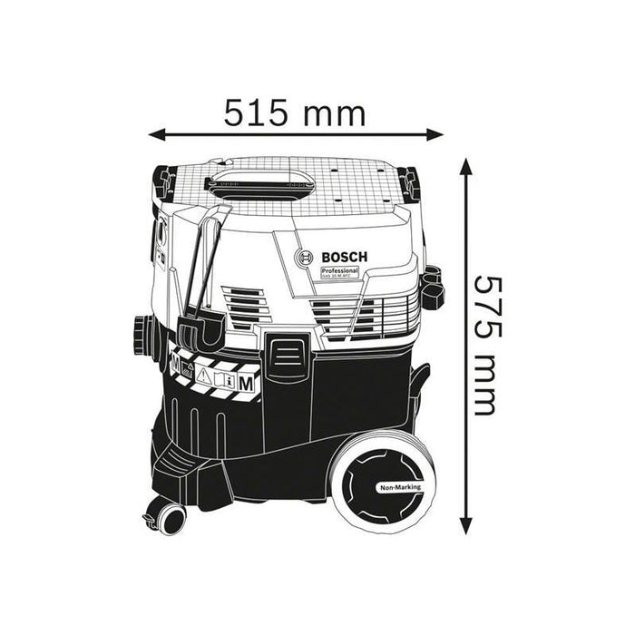 Bosch GAS 35 M AFC Professional M-Class Wet & Dry Vacuum 1200W 110V Bosch - Town Tools