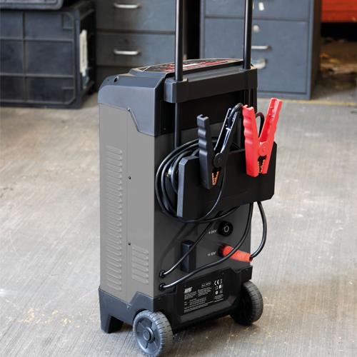 Maypole Workshop Automatic Start Trolley Battery Charger 60A /350A 12-24V