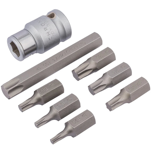 Draper Expert TX-STAR® Bit Set, 1/2" Sq. Dr. (8 Piece) - 3404/B