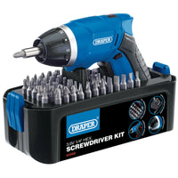 Draper 3.6V Cordless Li-ion Screwdriver Kit - CD36LIASF