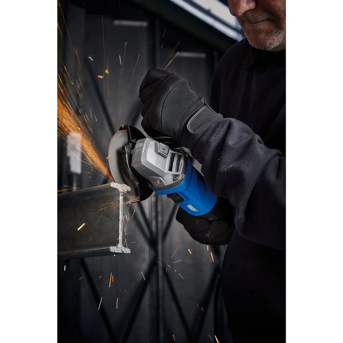 230V Draper Expert Angle Grinder, 115mm, 850W - AG850