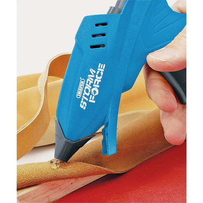 230V Draper Storm Force® Glue Gun, 100W, 6 x Glue Sticks - PT65SF