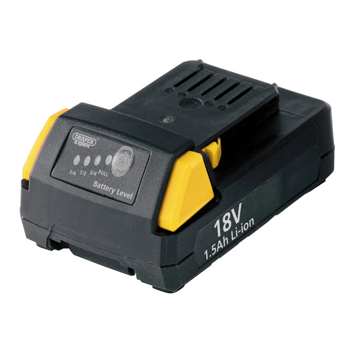 Draper 18V Li-ion Battery Pack, 1.5Ah - CB18LI15