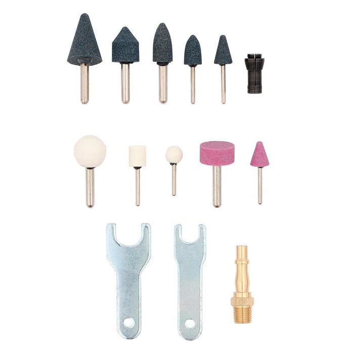 Draper Air Die Grinder Kit (15 Piece) - DAT-AGK
