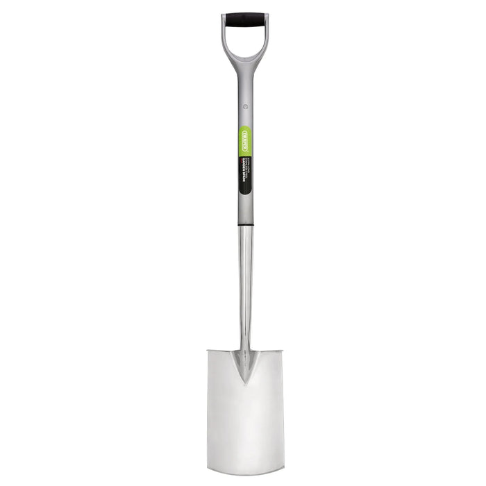 Draper Extra Long Stainless Steel Garden Spade with Soft Grip - DSS-EL/I