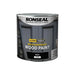 Ronseal 10 Year Weatherproof Wood Paint Black Gloss 2.5 litre Ronseal - Town Tools