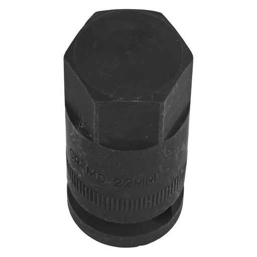 Sealey Motorcycle Wheel Nut Socket 1/2"Sq Drive H22 SMC36 Sealey - Town Tools 