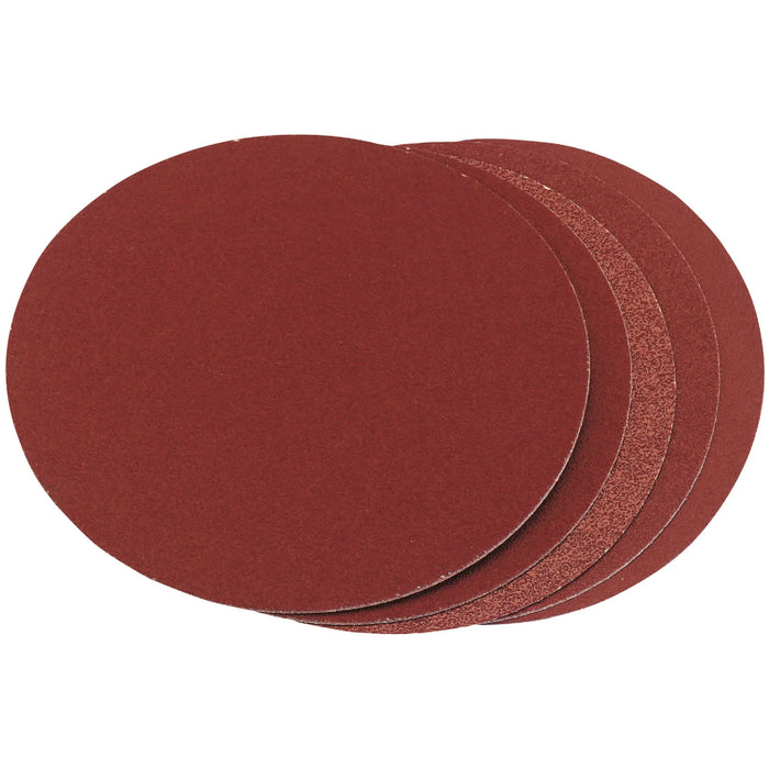 Draper Assorted Grit Aluminium Oxide Sanding Discs, 150mm (Pack of 5) - SD6C