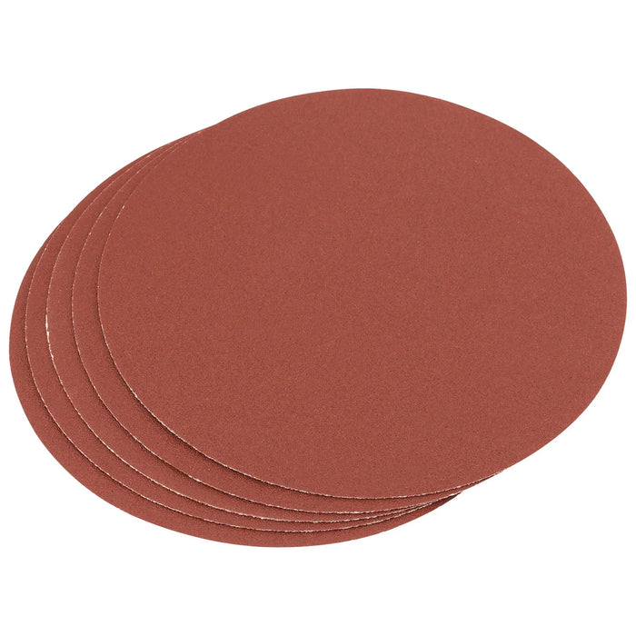 Draper Aluminium Oxide Sanding Discs, 150mm, 120 Grit (Pack of 5) - SD6C