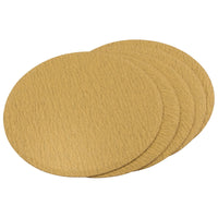 Draper White Aluminium Oxide Sanding Discs, 150mm, 80 Grit (Pack of 5) - SD6AC