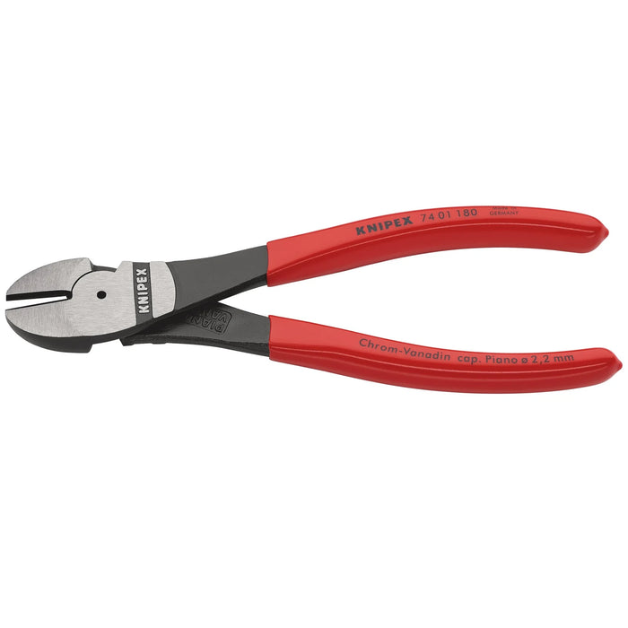 KNIPEX 74 01 180 SBE High Leverage Diagonal Cutter, 180mm - 74 01 180 SB