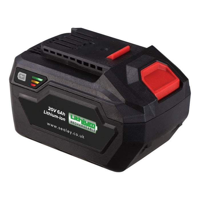 Sealey SV20 Series Power Tool Battery 20V 6Ah CP20VBP6 Sealey - Town Tools 