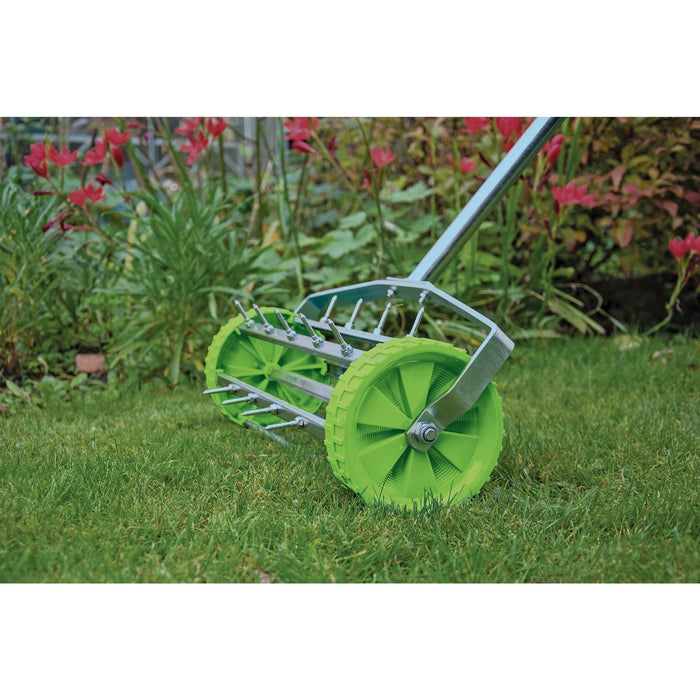 Draper Rolling Lawn Aerator Spiked Drum, 450mm - GLAWDD